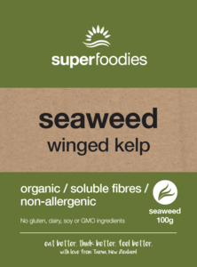 Products: Organic Seaweed Winged Kelp Granules - superfoodies.co.nz