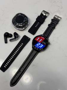 Fitness Trackers Smart Watches Superhub Co Nz: D21 Watch 4 + Earbuds Bundle Set