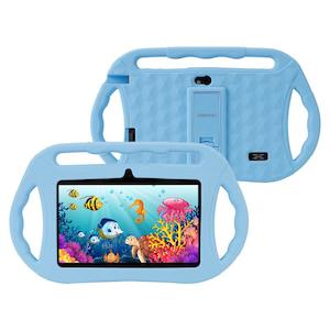 Kids Superhub Co Nz: Veidoo 7” Android Tablet with protective case - Blue