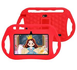 Veidoo 7” Android Tablet with protective case - Red
