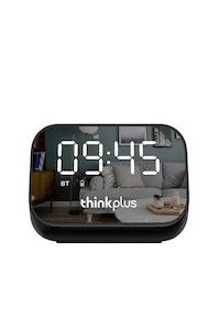 Lenovo ThinkPlus TS13 Multi-functional Wireless Bluetooth Speaker with Alarm Clock - Black