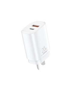 Mobile Accessories Superhub Co Nz 1: Hoco 20W USB-A & USB-C Dual Super Fast Charger (AU6)