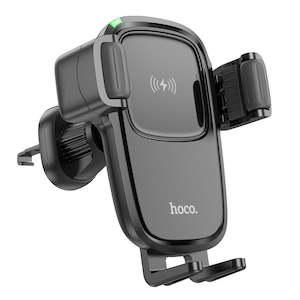 Hoco 15W Air Vent Wireless Charging Phone Holder w/ Hook Looking (HW1)