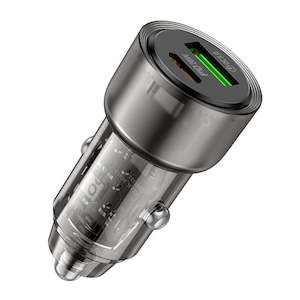 Hoco 38W PD+QC Super Fast Car Charger (Z52)