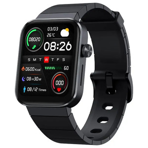 Fitness Trackers Smart Watches Superhub Co Nz: Xiaomi Mibro T1 Smart Watch, 1.6 inch AMOLED Screen 2ATM Waterproof Support(Black)