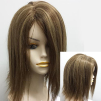 Products: Chocolate / Caramel Mix Short Human Hair Wig