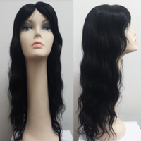 Products: Black Long Wavy Human Hair Wig