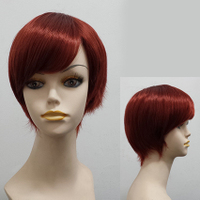 Products: Synthetic Side Parted Bangs Short Wig S&F121
