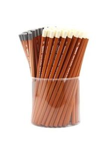 Camel Pencil HB with Eraser - Grey