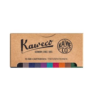 Pens: Kaweco Fountain Pen Ink Cartridges - Colour Mix (10-Pack)