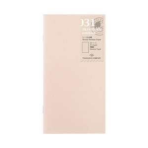 TRAVELLER'S Notebook Refill (031) Sticker Release Paper