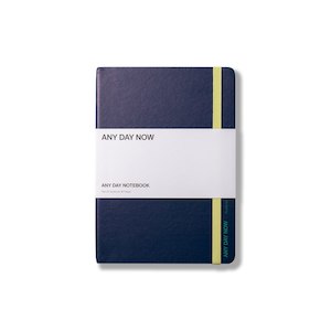 Any Day Now Notebook Plain A5 - Navy