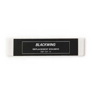 Blackwing: Blackwing Pencil Replacement Erasers - White (10-Pack)