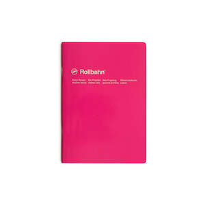 Delfonics Rollbahn Slim Notebook Grid A5 - Rose