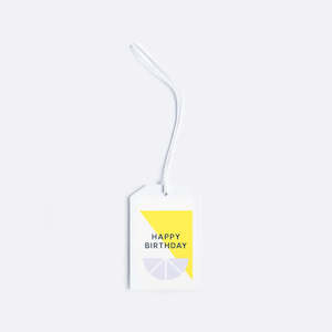 Lettuce: Lettuce Gift Tag Happy Birthday Citrus