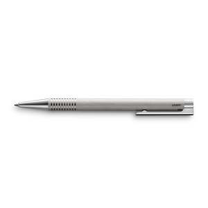 Ballpoint Pens: Lamy Logo Ballpoint Brushed Steel (206)