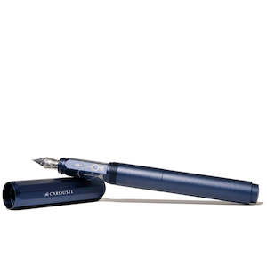 Ferris Wheel Press: Ferris Wheel Press Fountain Pen Aluminium Carousel Fine - Glistening Glass