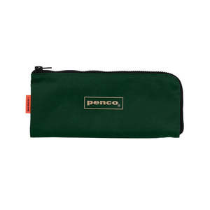 Organisation: Penco Flat Pen/Pencil Case - Dark Green