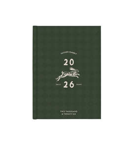 Notebooks: Father Rabbit 2026 Daily Diary - Mosaic Tile