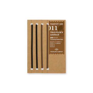 Desk Tools: TRAVELER'S Connecting Rubber Band (Passport Size) (011)