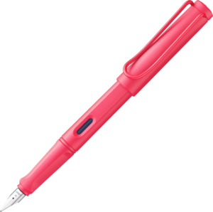 Lamy Safari Fountain Pen (Medium Nib) - Sunset Coral