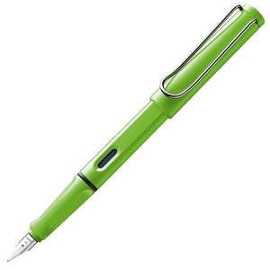 Lamy Safari Fountain Pen (Medium Nib) - Apple Green