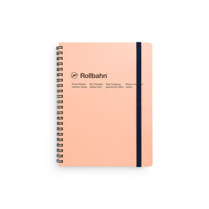Delfonics Rollbahn Spiral Bound Notebook Grid A5 - Light Pink