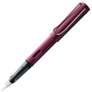 Pens: Lamy AL-Star Fountain Pen (Medium Nib) - Black Purple