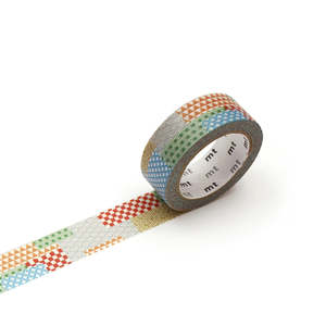 Masking Tape MT Washi Tape 15mm - Patterns Mix