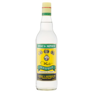 White Rum: Wray & Nephew White Overproof Rum 63% 750ml - White Rum Super Liquor