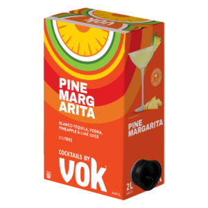 Tequila RTD: Vok Cocktails Pineapple Margarita 5% Cask 2 Litre - Tequila RTD Super Liquor