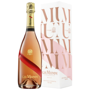 Sparkling Wine: G.H. Mumm Grand Cordon Rosé Champagne 750ml - Champagne Super Liquor