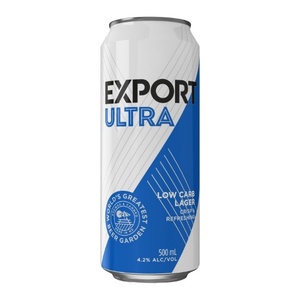 New Zealand Beer: Export Ultra Low Carb Lager Can 500ml - New Zealand Beer Super Liquor