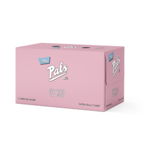 Non Alcoholic RTD: Pals 0% Pink Lemon & Soda Cans 6x330ml - Non Alcoholic RTD Super Liquor