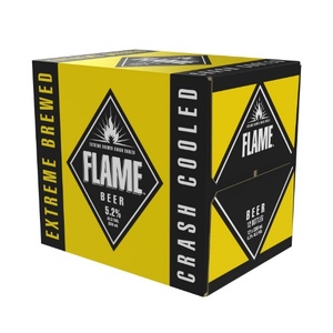 Value Beer: Flame Bottles 12x330ml - Value Beer Super Liquor