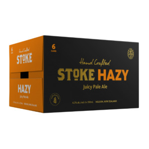 New Zealand Beer: Stoke Hazy Juicy Pale Ale Cans 6x330ml - New Zealand Beer Super Liquor