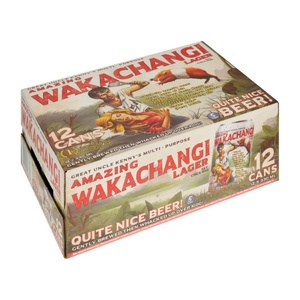 New Zealand Beer: Wakachangi Lager Cans 12x330ml - New Zealand Beer Super Liquor