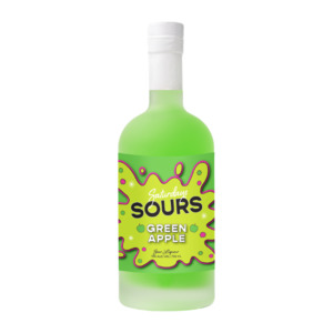 Specialty/Liqueur: Saturdays Sours Green Apple 14% 725ml - Specialty/Liqueur Super Liquor