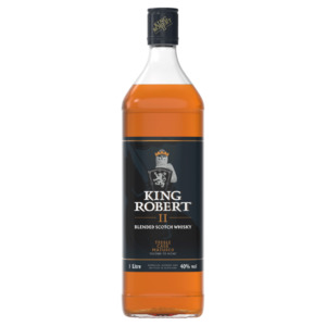 Blended Whisky: King Robert II Treble Cask Aged 1 Litre - Blended Whisky Super Liquor