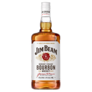Bourbon: Jim Beam White Label Bourbon 1.75 Litre - Bourbon Super Liquor