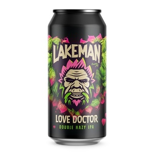 Lakeman Love Doctor Double Hazy IPA Can 440ml - Craft Beer Super Liquor