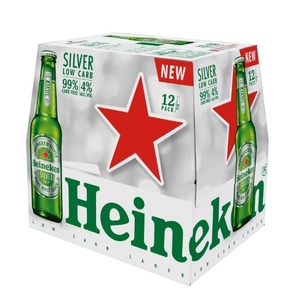 Heineken Silver Low Carb Bottles 12x330ml - International Beer Super Liquor