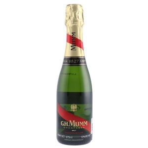 Sparkling Wine: G. H. Mumm Cordon Rouge Brut Champagne NV 375ml - Champagne Super Liquor