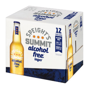 Speight's Summit Alcohol Free Lager Bottles 12x330ml - New Zealand Beer Super Liquor