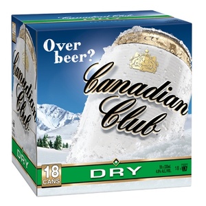 Products: Canadian Club & Dry 4.8% Cans 18x330ml - Whisky RTD's Super Liquor