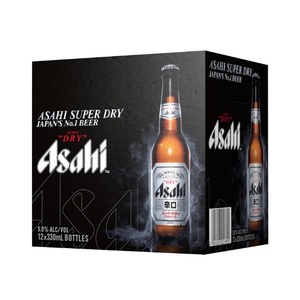 International Beer: Asahi Super Dry Bottles 12x330ml - International Beer Super Liquor