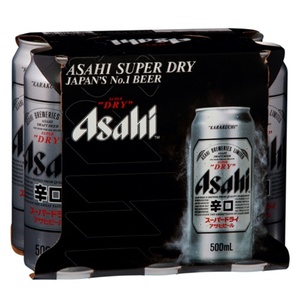 International Beer: Asahi Super Dry Cans 6x500ml - International Beer Super Liquor