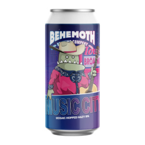 Behemoth Music City Mosaic Hopped Hazy IPA Can 440ml - Craft Beer Super Liquor
