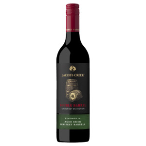 Cabernet Sauvignon: Jacob's Creek Double Barrel Irish Whisky Cabernet Sauvignon 750ml - Cabernet Sauvignon Super Liquor