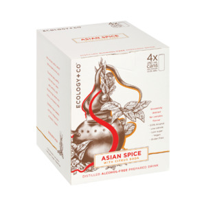 Non Alcoholic RTD: Ecology & Co. Asian Spice with Citrus Soda Cans 4x250ml - Non Alcoholic RTD Super Liquor